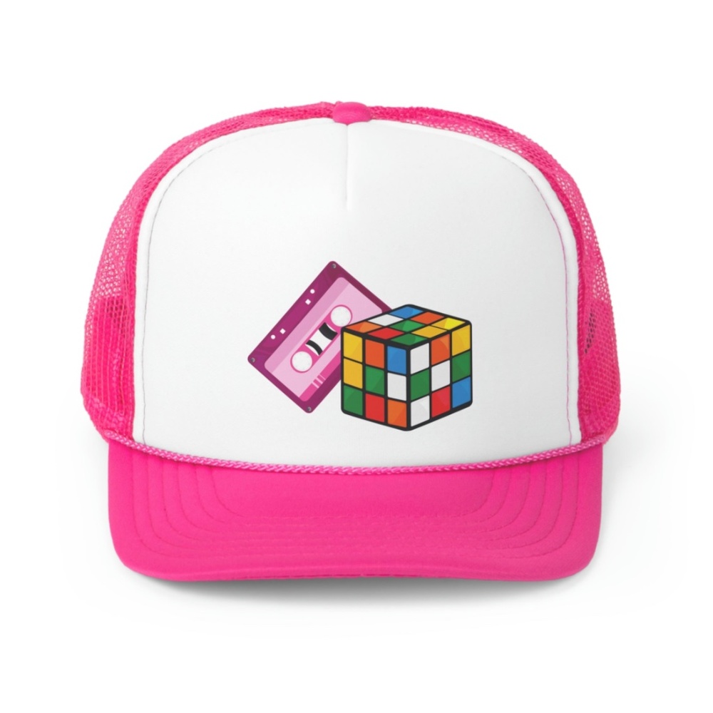 80s Designed Retro Trucker Hat